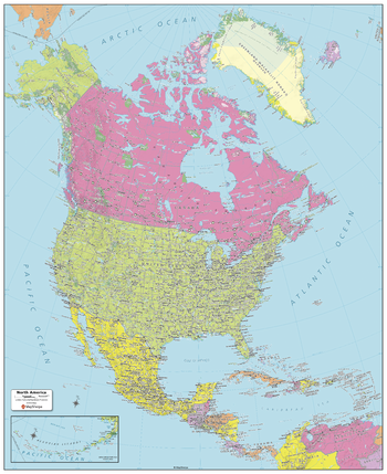 North America Political Map