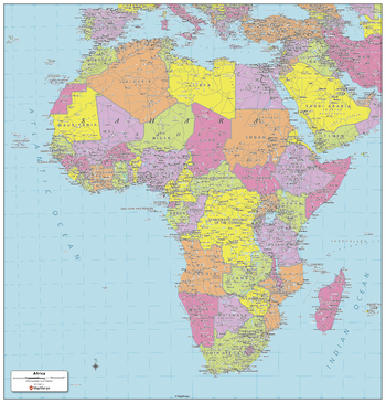 Africa Political Map