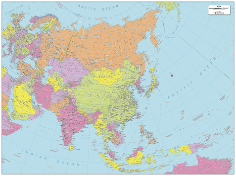Asia Political Map