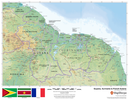 Guyana, Surinam & French Guiana
