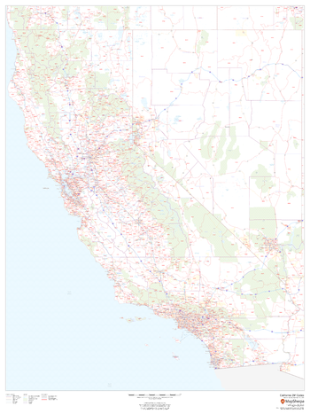 California ZIP Code Map