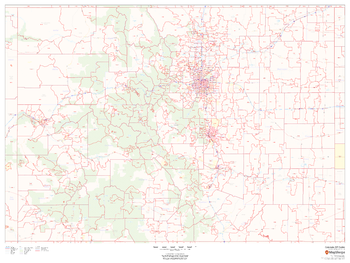 Colorado ZIP Code Map