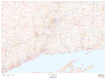 Connecticut ZIP Code Map