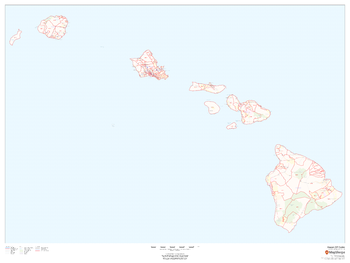 Hawaii ZIP Code Map