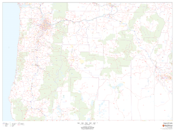 Oregon ZIP Code Map