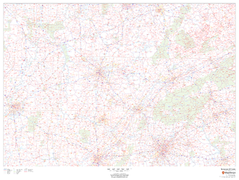 Tennessee ZIP Code Map