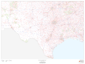 Texas ZIP Code Map