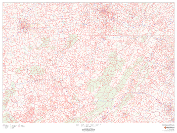 West Virginia ZIP Code Map