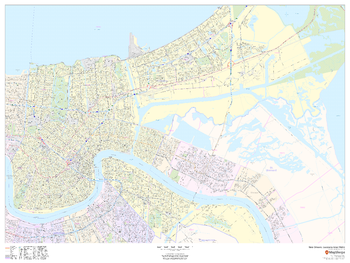 New Orleans, Louisiana Inner Metro - Landscape