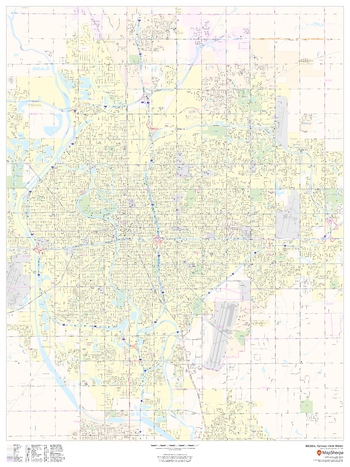 Wichita, Kansas Inner Metro - Portrait