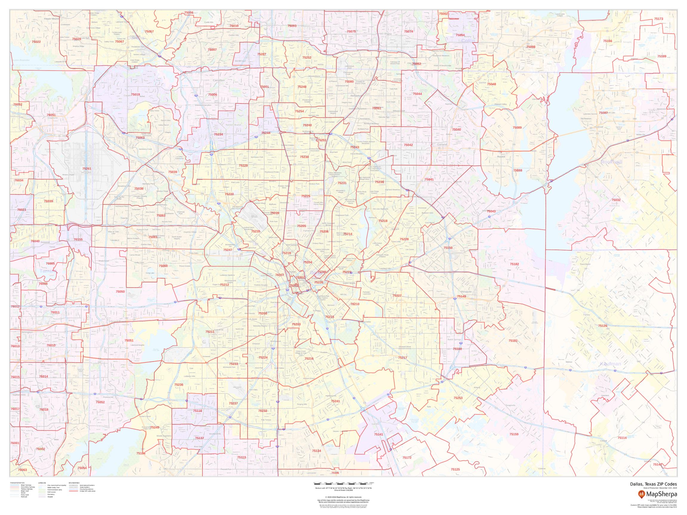 Dallas Texas Zip Codes