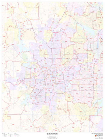 Fort Worth, Texas ZIP Codes