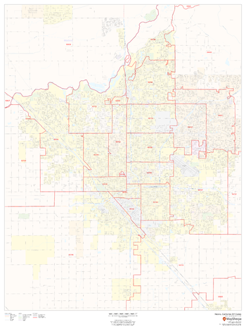 Fresno, California ZIP Codes