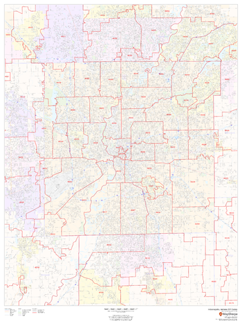 Indianapolis, Indiana ZIP Codes