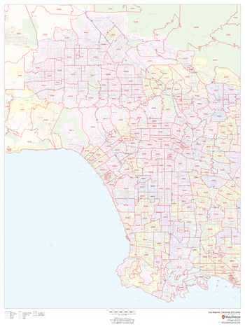 Los Angeles, California ZIP Codes
