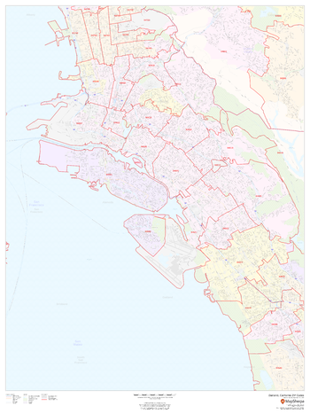 Oakland, California ZIP Codes