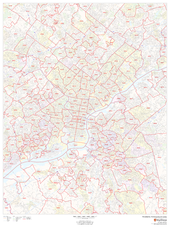 Philadelphia, Pennsylvania ZIP Codes