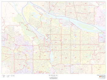 Portland, Oregon ZIP Code Maps