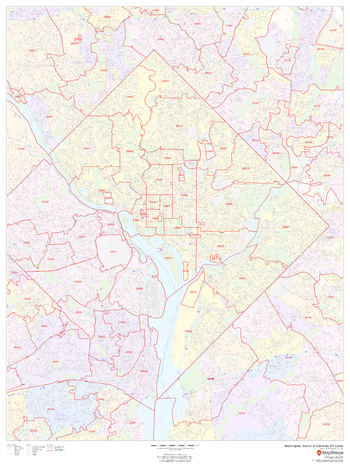 Washington Metropolitan Area ZIP Codes