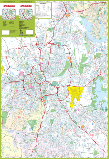 Nashville Street Map