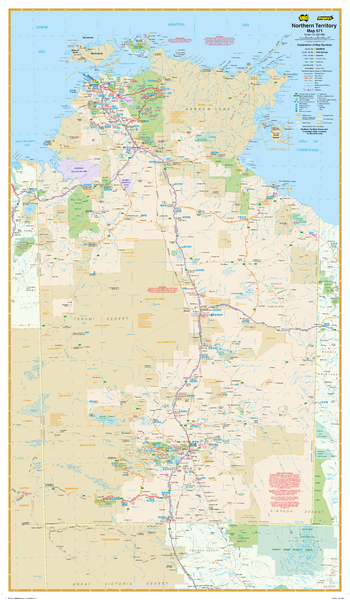 Northern Territory Wall Map
