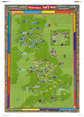 Football Fan's Stadium Map