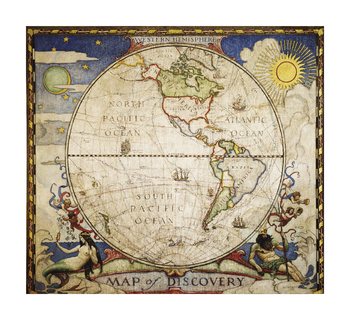 Map of Discovery, Western Hemisphere