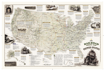 Railroad Legacy Map of the United States