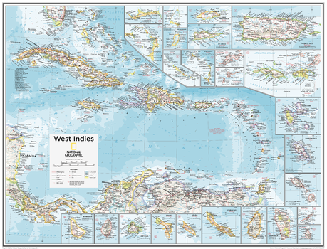 West Indies - Atlas of the World, 10th Edition - Compact