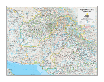 Afghanistan & Pakistan - Atlas of the World, 10th Edition