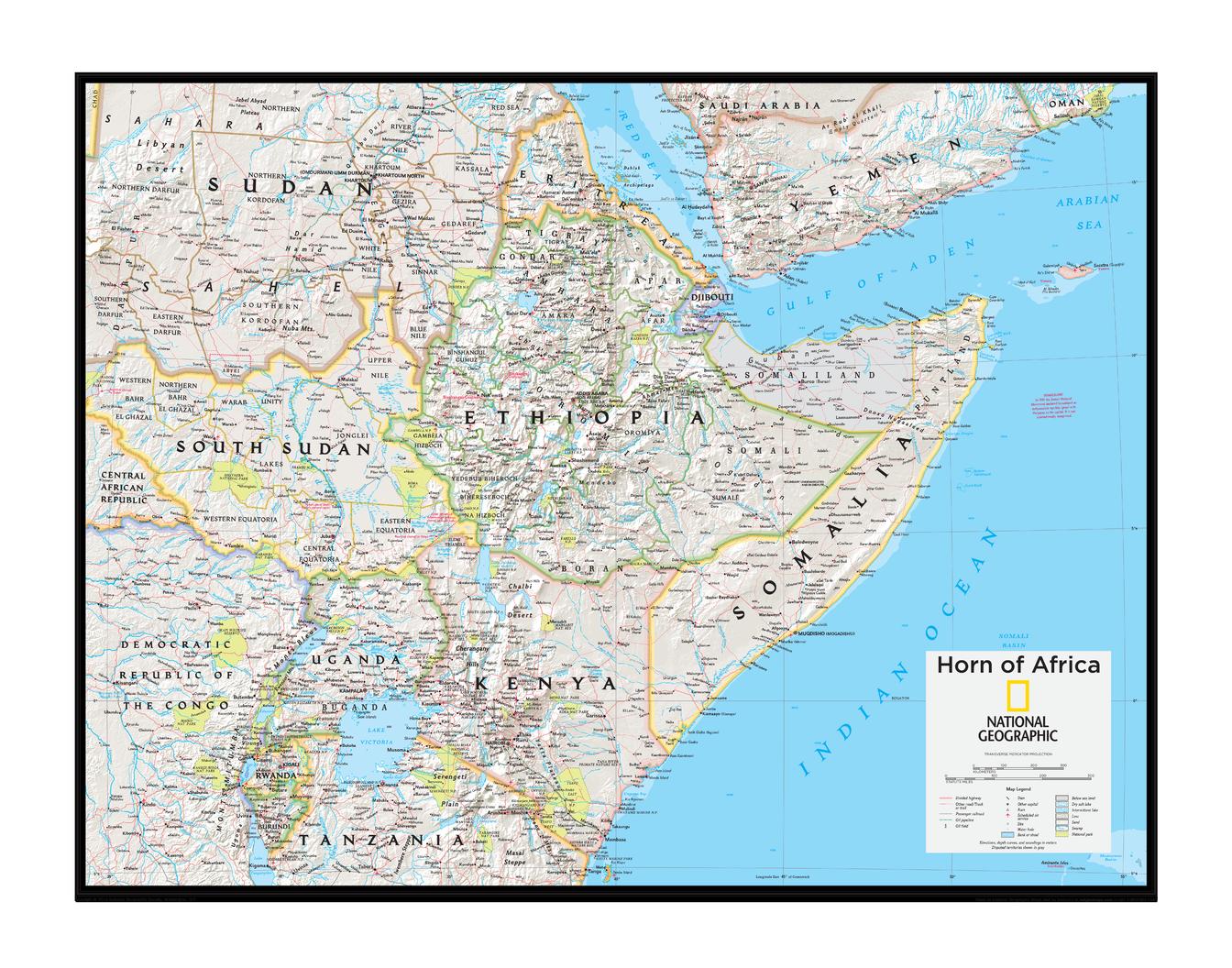 Horn of Africa : XYZ Maps