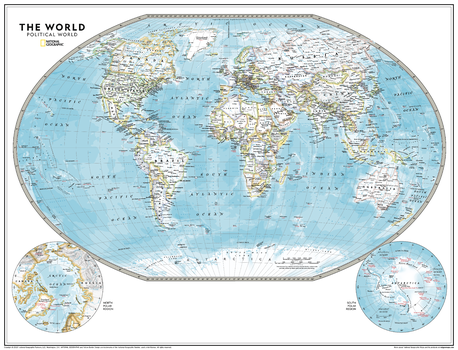 Political World Map - Atlas of the World, 11th Edition - Compact