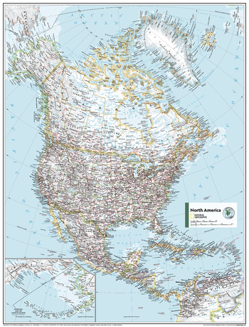 North America Political - Atlas of the World, 11th Edition