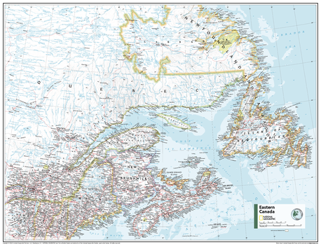 Eastern Canada - Atlas of the World, 11th Edition