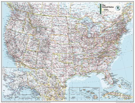 United States Political - Atlas of the World, 11th Edition - Compact
