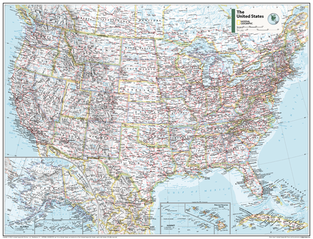 United States Political - Atlas of the World, 11th Edition