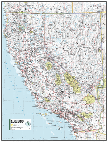 Southwestern U.S. - Atlas of the World, 11th Edition - Compact
