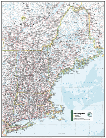 New England U.S. - Atlas of the World, 11th Edition - Compact