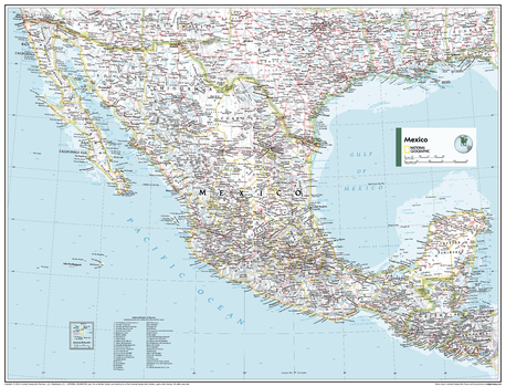 Mexico - Atlas of the World, 11th Edition