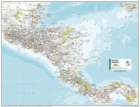 Central America - Atlas of the World, 11th Edition - Compact