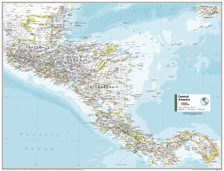 Central America - Atlas of the World, 11th Edition