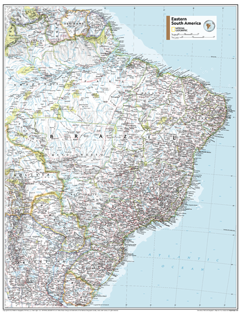 Eastern South America - Atlas of the World, 11th Edition