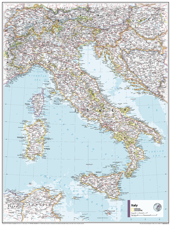 Italy - Atlas of the World, 11th Edition