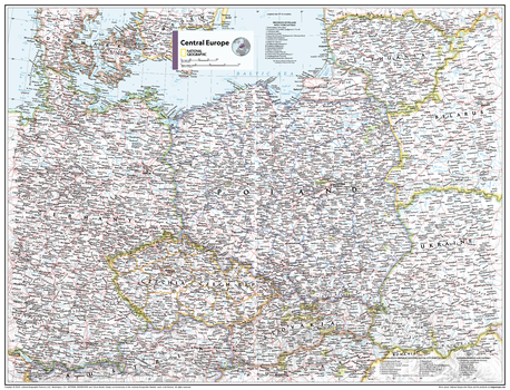 Central Europe - Atlas of the World, 11th Edition - Compact