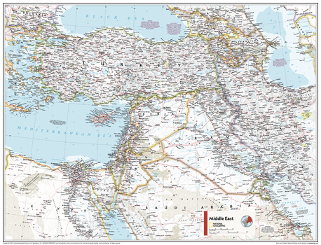 Middle East - Atlas of the World, 11th Edition - Compact