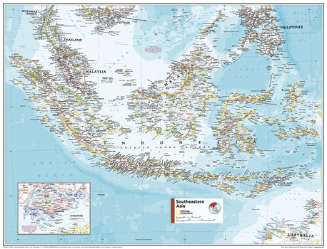 Southeastern Asia - Atlas of the World, 11th Edition - Compact