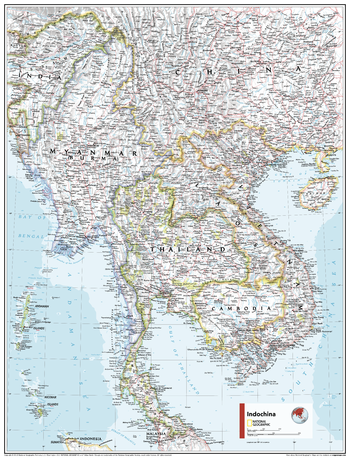 Indochina - Atlas of the World, 11th Edition