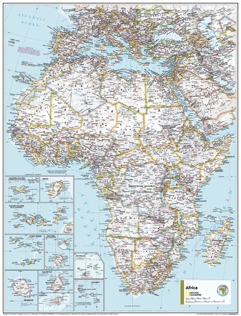 Africa Political - Atlas of the World, 11th Edition - Compact