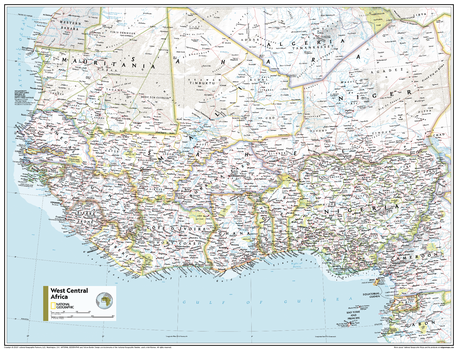 West Central Africa - Atlas of the World, 11th Edition - Compact