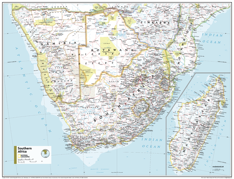 Southern Africa - Atlas of the World, 11th Edition - Compact